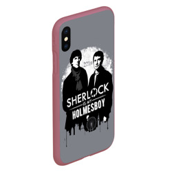 Чехол для iPhone XS Max матовый Sherlock Holmesboy - фото 2