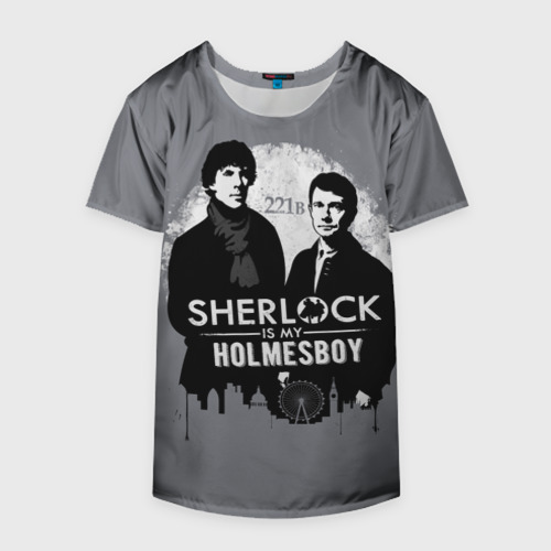 Накидка на куртку 3D Sherlock Holmesboy, цвет 3D печать - фото 4