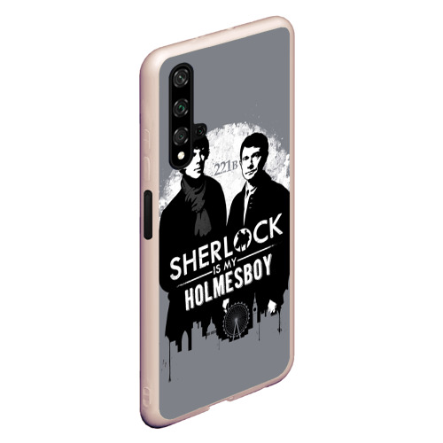 Чехол для Honor 20 Sherlock Holmesboy, цвет светло-розовый - фото 3