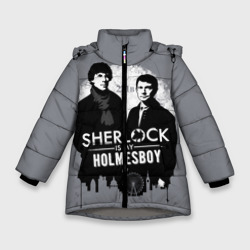 Зимняя куртка для девочек 3D Sherlock Holmesboy