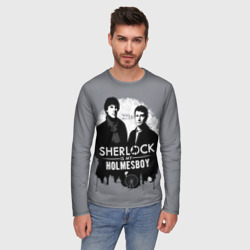 Мужской лонгслив 3D Sherlock Holmesboy - фото 2