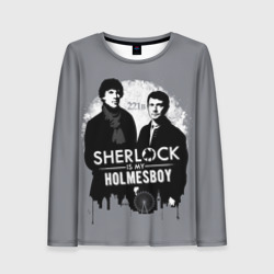 Женский лонгслив 3D Sherlock Holmesboy