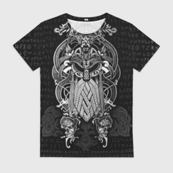 Женская футболка 3D Viking