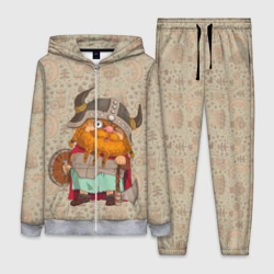 Женский костюм 3D Мультяшный викинг