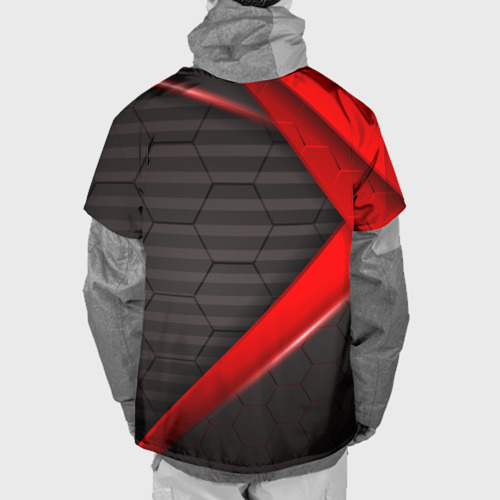 Накидка на куртку 3D Mass Effect N7 Масс эффект Н7, цвет 3D печать - фото 2