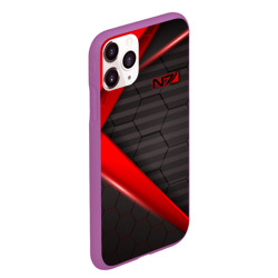 Чехол для iPhone 11 Pro Max матовый Mass Effect N7 Масс эффект Н7 - фото 2