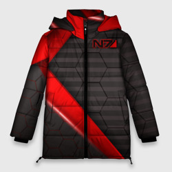 Женская зимняя куртка Oversize Mass Effect N7 Масс эффект Н7