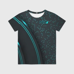 Детская футболка 3D Mass Effect N7