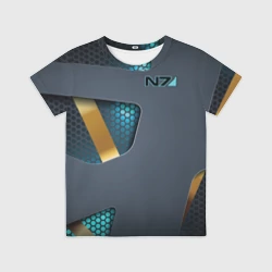 Детская футболка 3D Mass Effect N7 Масс эффект Н7