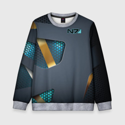 Детский свитшот 3D Mass Effect N7 Масс эффект Н7