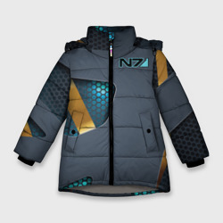 Зимняя куртка для девочки MASS EFFECT N7 | МАСС ЭФФЕКТ Н7