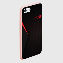 Чехол для iPhone 5/5S матовый Mass Effect N7 - фото 2