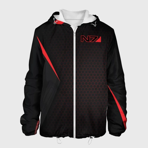 Мужская куртка 3D Mass Effect N7