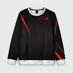 Детский свитшот 3D Mass Effect N7