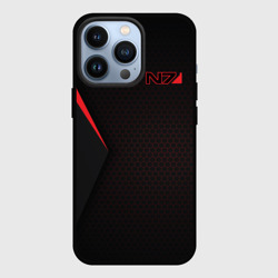 Чехол для iPhone 13 Pro Mass Effect N7