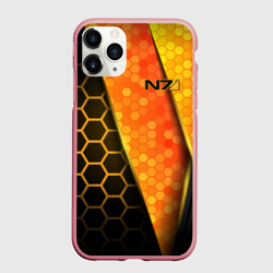 Чехол для iPhone 11 Pro Max матовый Mass Effect N7