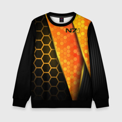 Детский свитшот 3D Mass Effect N7