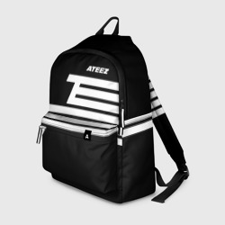 Рюкзак 3D Стилизованный под черный флаг Ateez