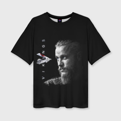 Женская футболка oversize 3D Vikings