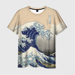 Kanagawa Wave Art – Мужская футболка 3D с принтом купить со скидкой в -26%