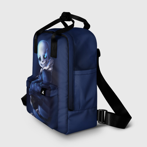 Женский рюкзак 3D с принтом UNDERTALE, фото на моделе #1