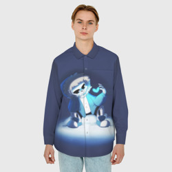 Мужская рубашка oversize 3D Undertale - фото 2