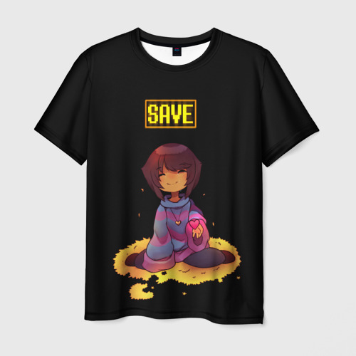 Мужская футболка 3D Undertale frisk