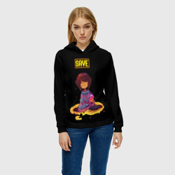 Женская толстовка 3D Undertale frisk - фото 2