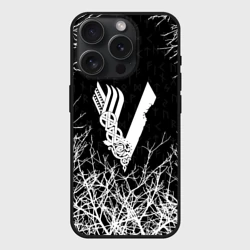 Чехол силиконовый для Apple iPhone 15 Pro Мax матовый Викинги