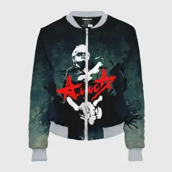 Женский бомбер 3D Алиса