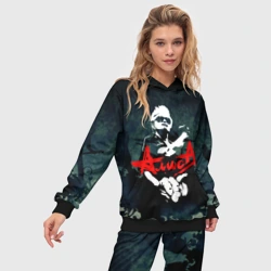 Женский костюм с толстовкой 3D Алиса - фото 2