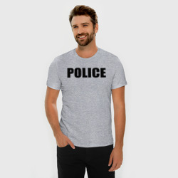 Мужская футболка хлопок Slim Police - фото 2