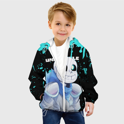 Детская куртка 3D Undertale, цвет белый - фото 3