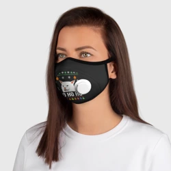 Маска из неопрена Woman Yelling at Cat - фото 2