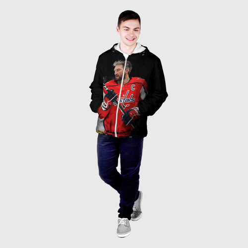 Мужская куртка 3D Александр Овечкин, цвет 3D печать - фото 3