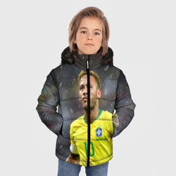 Зимняя куртка для мальчиков 3D Неймар - фото 2
