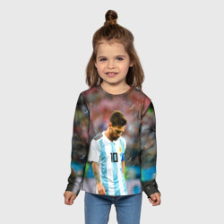 Детский лонгслив 3D Месси Аргентина - фото 2
