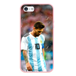 Чехол для iPhone 5/5S матовый Месси Аргентина