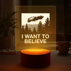 Светильник-ночник I want to believe - DeLorean DMC-12 летающий - фото 2