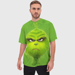 Мужская футболка oversize 3D The Grinch - фото 2