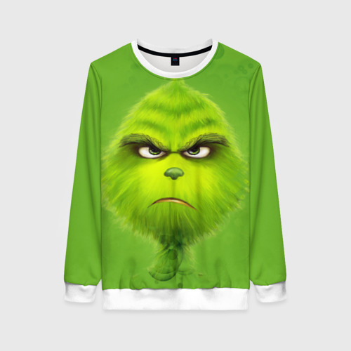 Женский свитшот 3D The Grinch