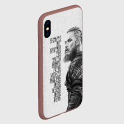 Чехол для iPhone XS Max матовый И смерти нет почетней той - фото 2