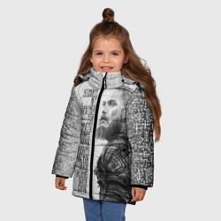 Зимняя куртка для девочек 3D И смерти нет почетней той - фото 2