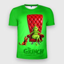 Мужская футболка 3D Slim The Grinch