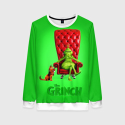 Женский свитшот 3D The Grinch