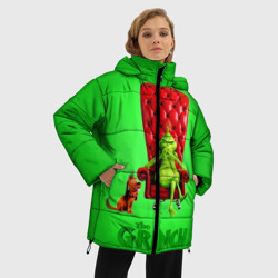 Женская зимняя куртка Oversize The Grinch - фото 2