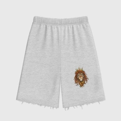 Женские шорты oversize футер хлопок Король Лев