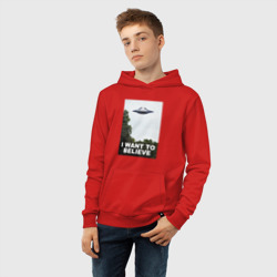 Детская толстовка хлопок I want to believe - фото 2