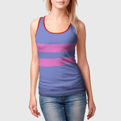 Женская майка 3D Фриск frisk Undertale Андертейл - фото 2