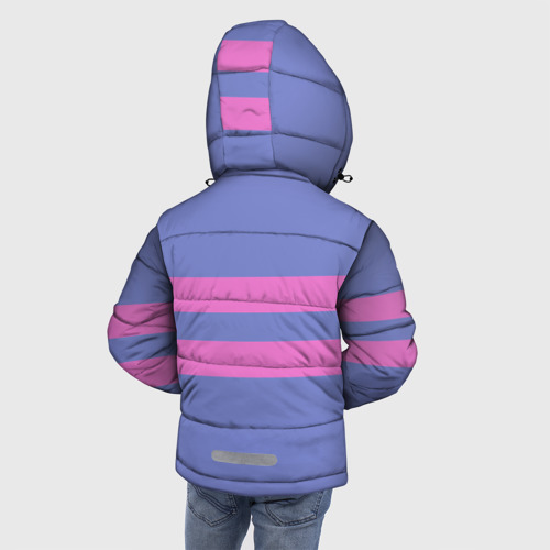 Зимняя куртка для мальчиков 3D Фриск frisk Undertale Андертейл, цвет красный - фото 4